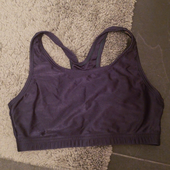hunter green sports bra